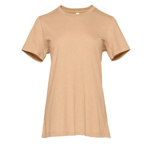 Bella Canvas Women's Relaxed Jersey Short Sleeve Tee Sand Dune